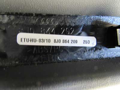 Audi TT Mk2 8J OEM Parking E Emergency Brake Leather Cover Pad Center Console Lid Cover Top 8J0864339 2008-20157